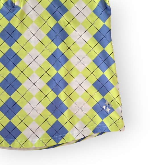 Jofit Striped Argyle Polo Golf Tennis Club Shir Small - Picture 4 of 7